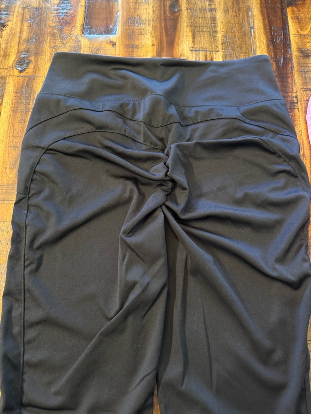 BUNDLE 2 pairs scrunch butt athletic leggings. women's sz s black/pink fitness - Picture 5 of 7